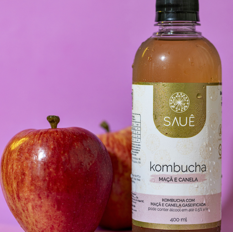Sauê Kombucha de Maçã e Canela